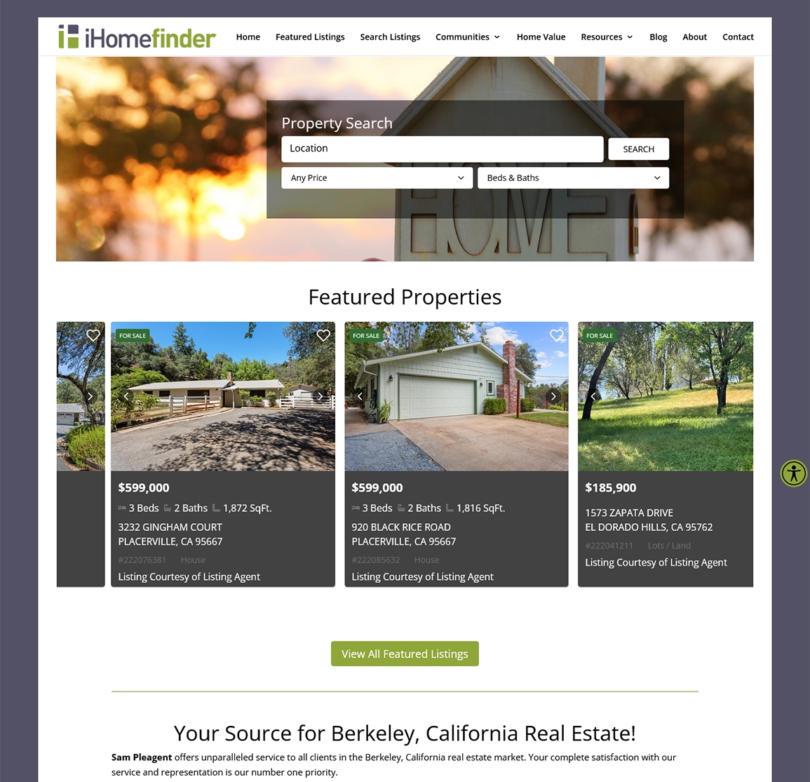 website homepage graphic